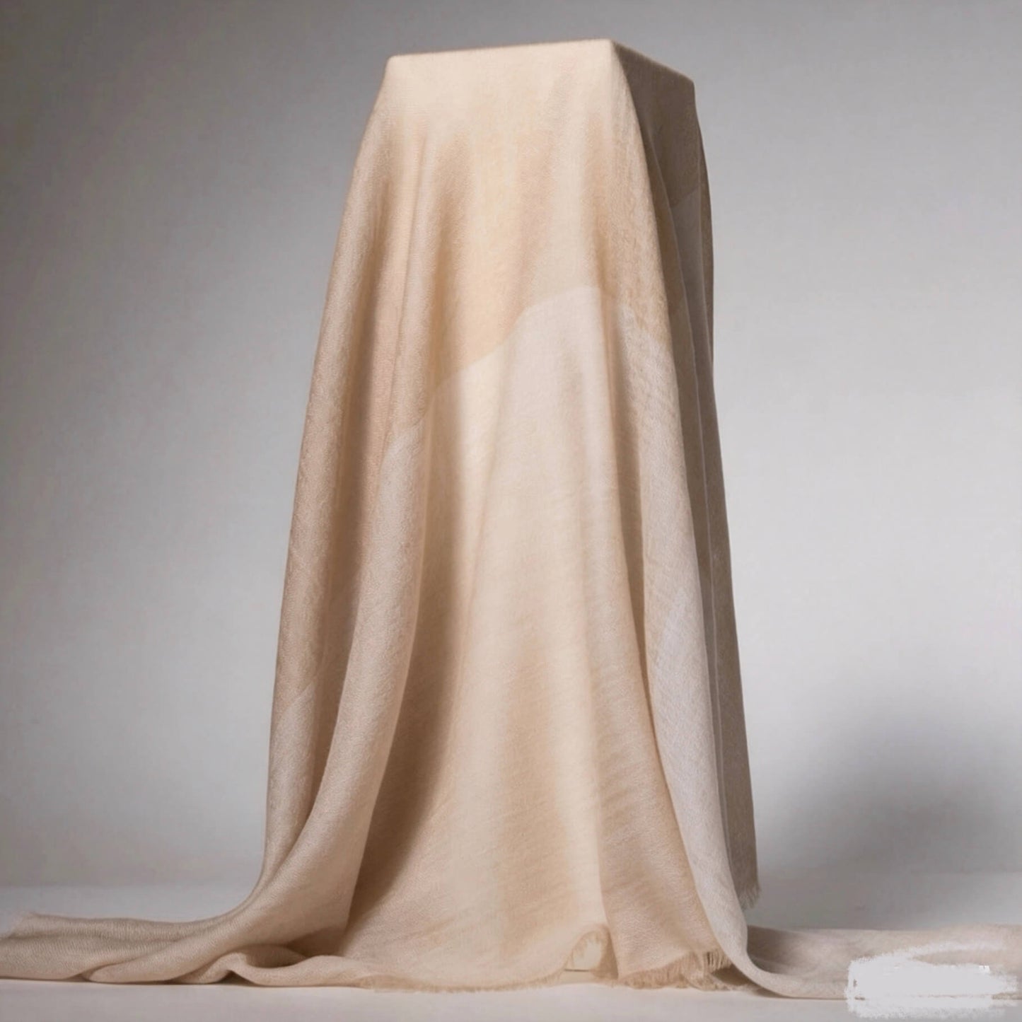 Lightweight 100% Cashmere Square Scarf | Luxury Twill Wrap