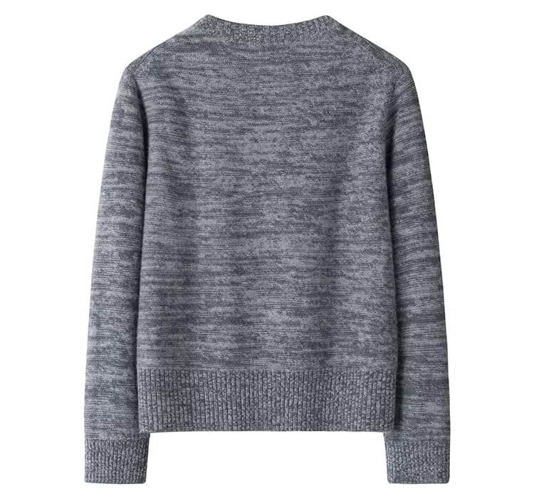 100% Cashmere Women’s Cardigan in grey