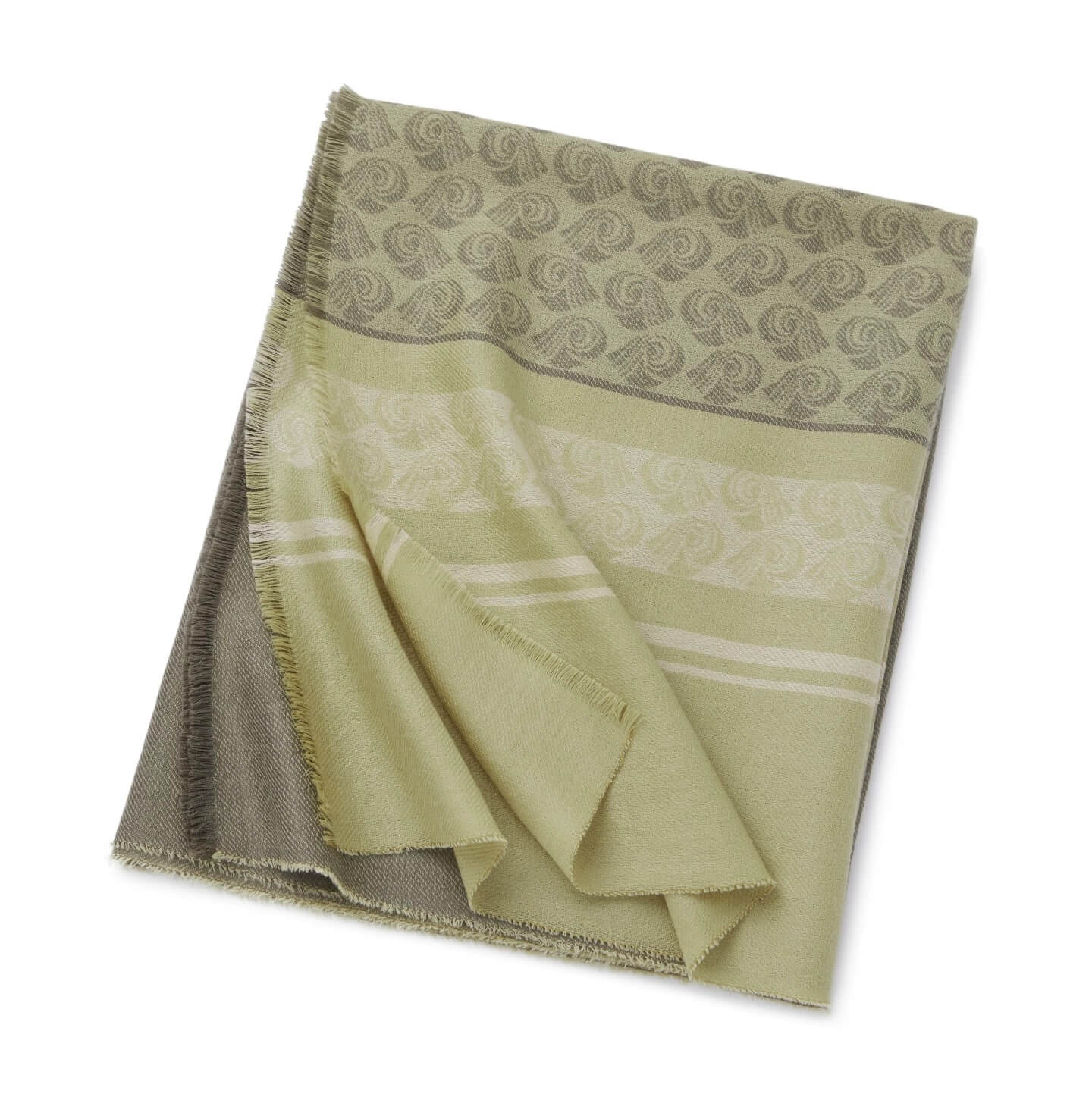 Luxurious 100% Cashmere Scarf Shawl in green