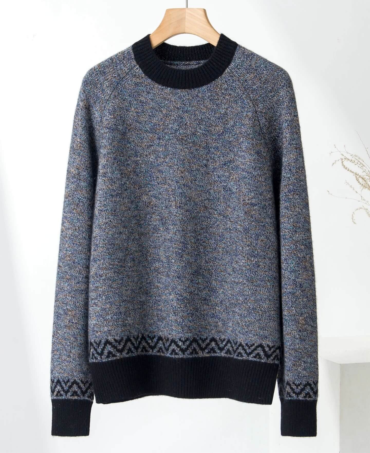 Luxury Fall Winter Knitwear women's pure cashmere sweater in grey