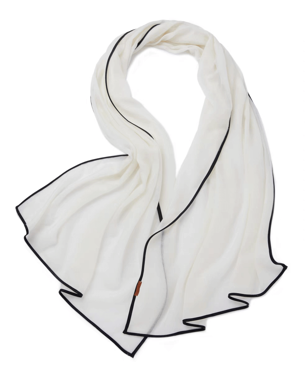 Embrace Effortless Elegance: Pure Cashmere Wrap for Spring Summer in pure white