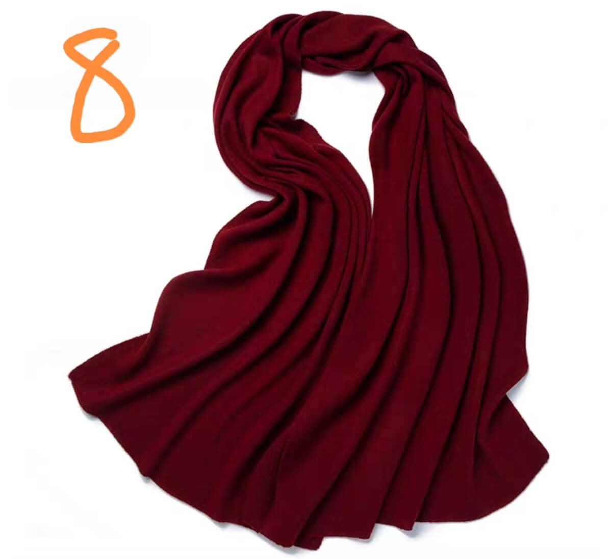 women's Cashmere Travel Wrap in wine red, Christmas gifts