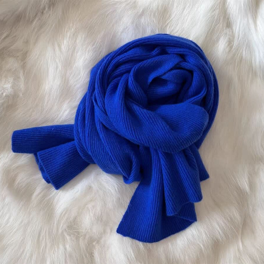 baby ribbed cashmere scarf,versatile cashmere scarf for women & men