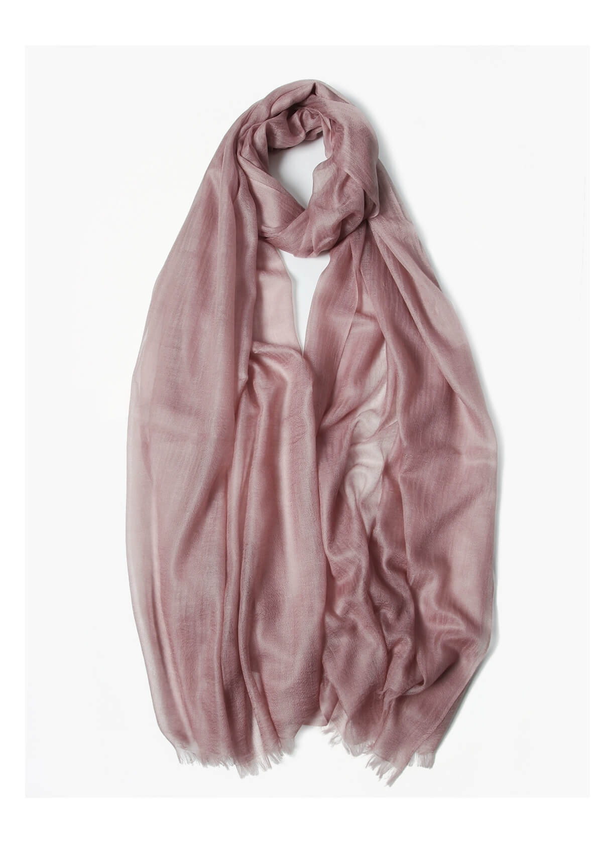 Featherlight 100% Cashmere Wrap Scarf – Ultimate Travel Luxury, Pure and Delicate in rose pink