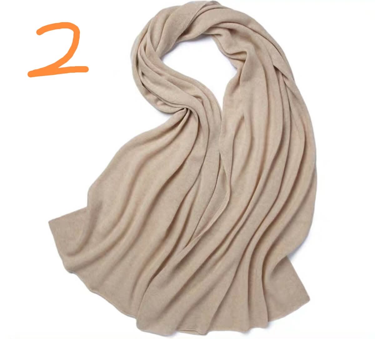 women's Cashmere Travel Wrap in beige color