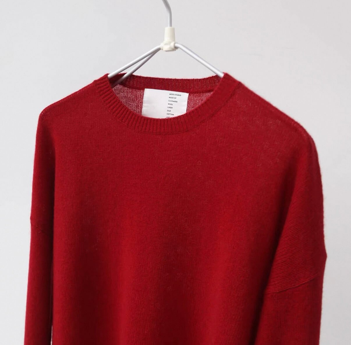 Lightweight 100% Cashmere Sweater for Women in red