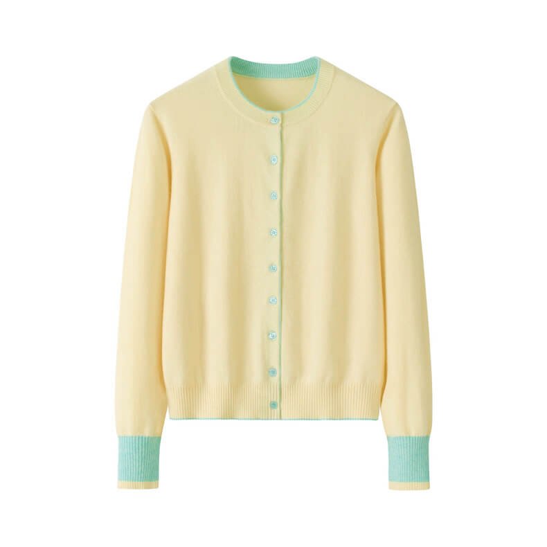 Women’s 26-Gauge Single Ply 100% Cashmere Cardigan