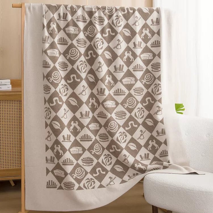 Luxurious 100% Cashmere Throw Blanket