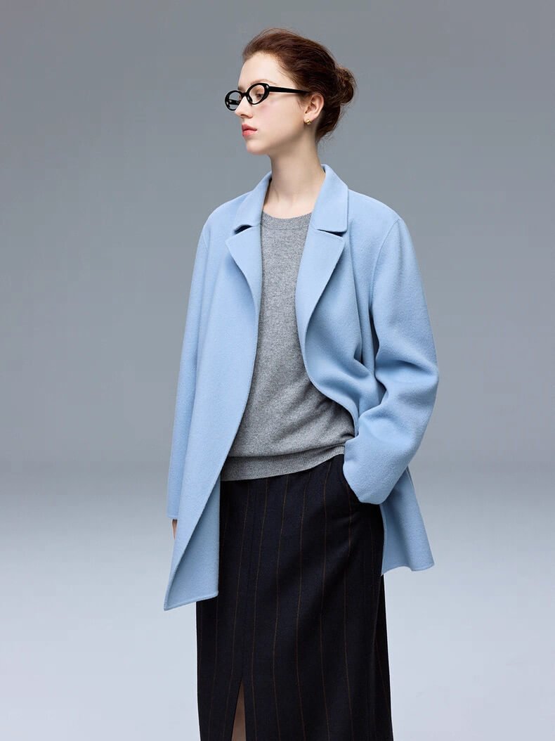 100% Pure Cashmere Crewneck Sweater in grey