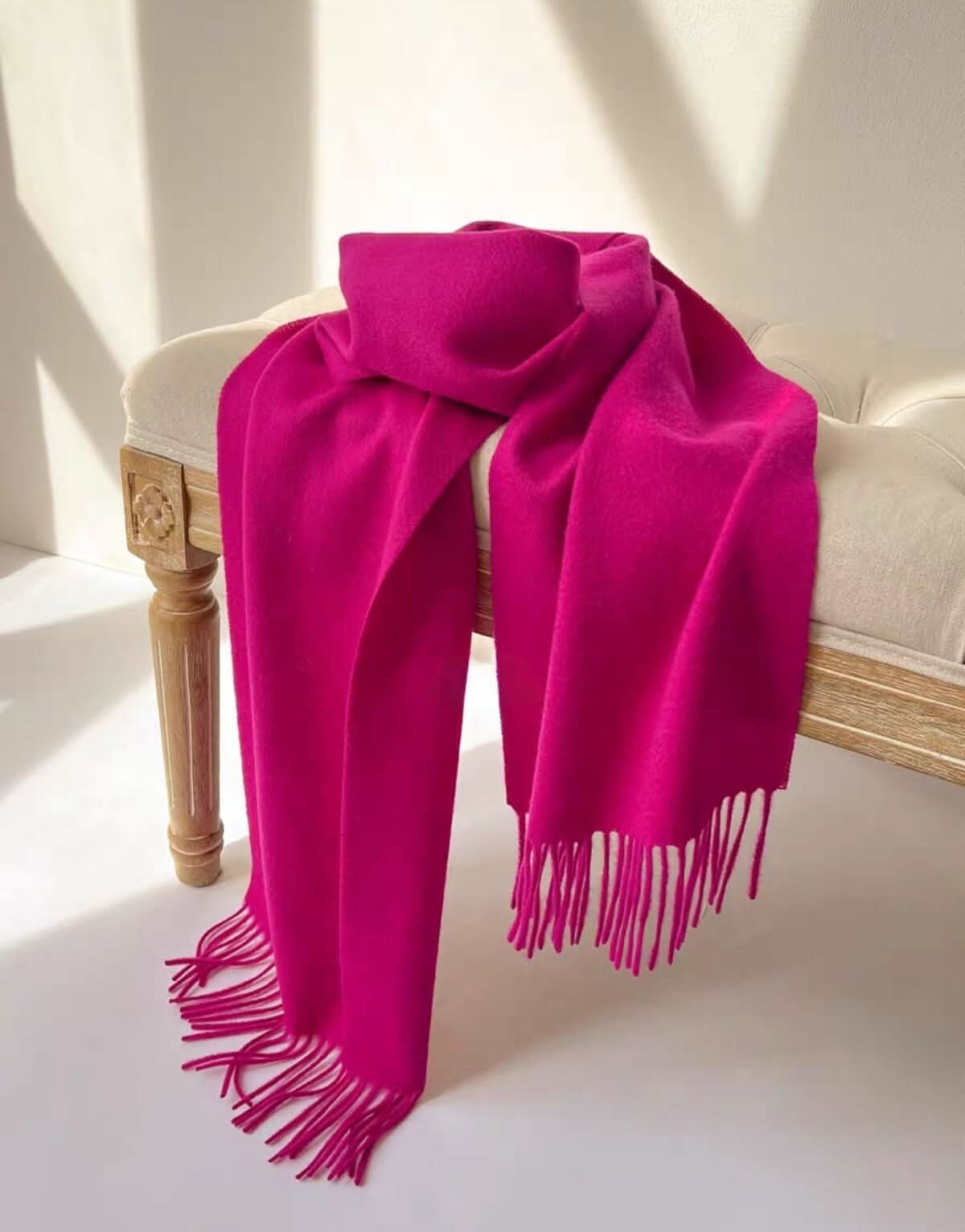hot pink women cashmere scarf Black Friday, Cyber Monday, Christmas, New Year best gifts