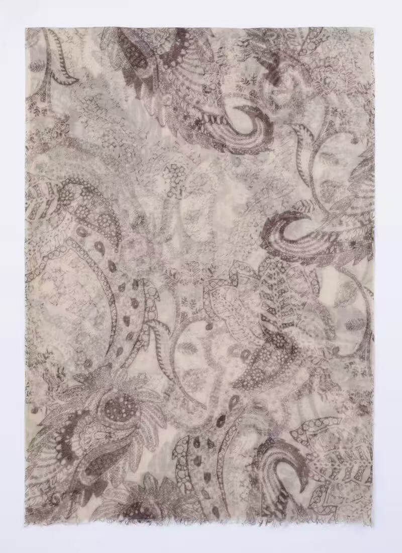 lightweight cashmere scarf soft printed cashmere wrap