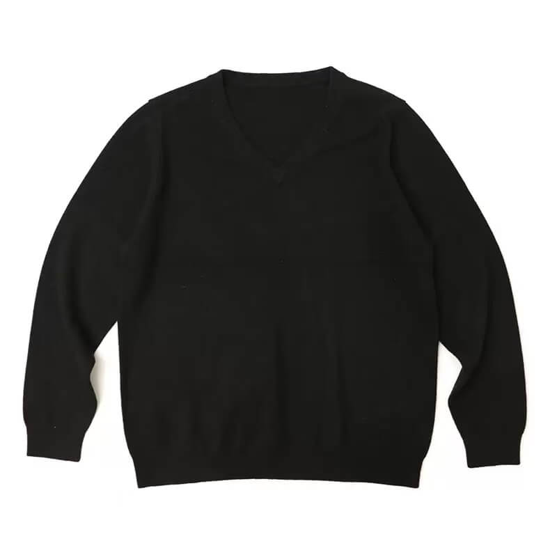 relaxed fit women’s cashmere V neck pullover styling
