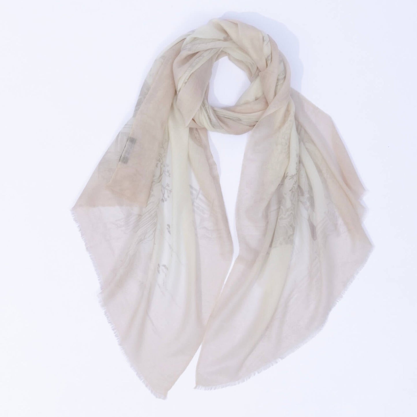 100% Mongolian cashmere wrap featherlight in light pink for women