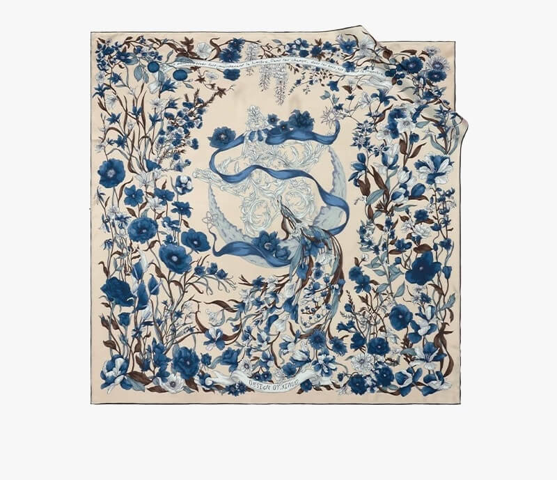 Classic 100% Silk Twill Scarf – Premium Quality Craftsmanship