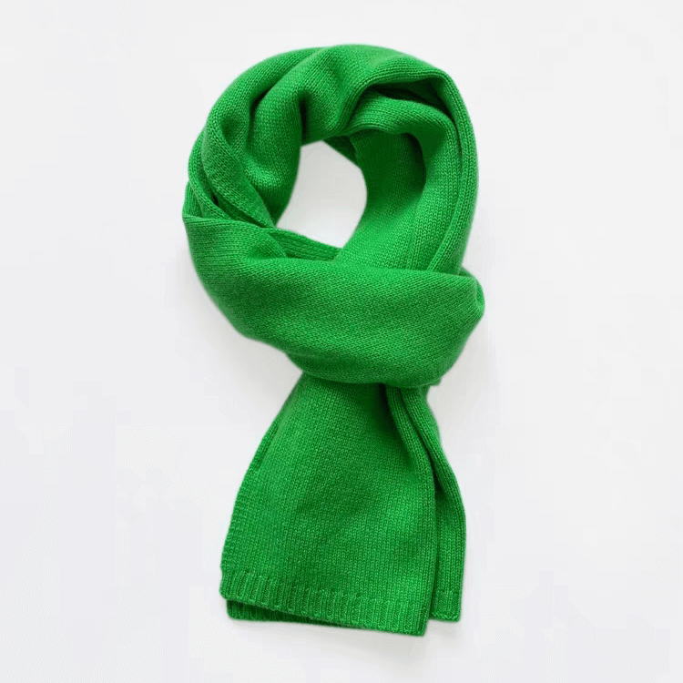 Luxurious 100% Cashmere Scarf in green