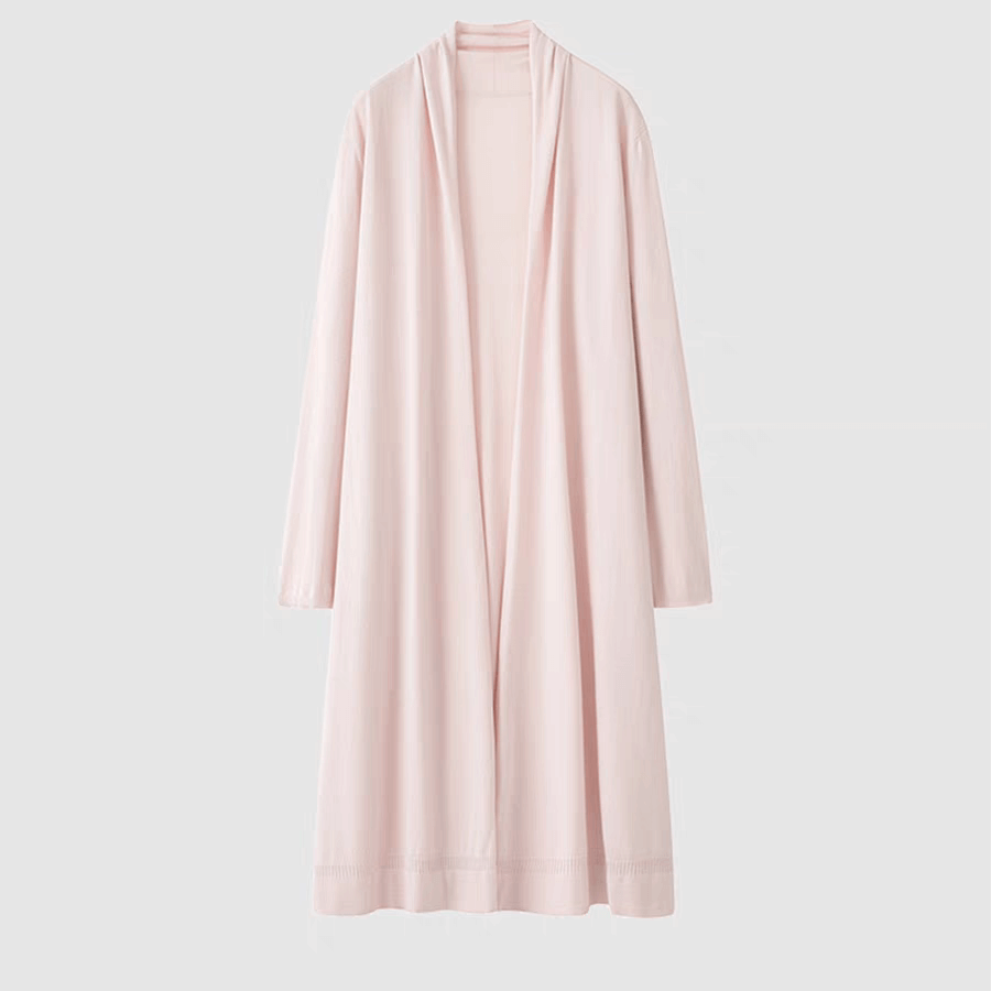 women's silk and cashmere cardigan duster sweater