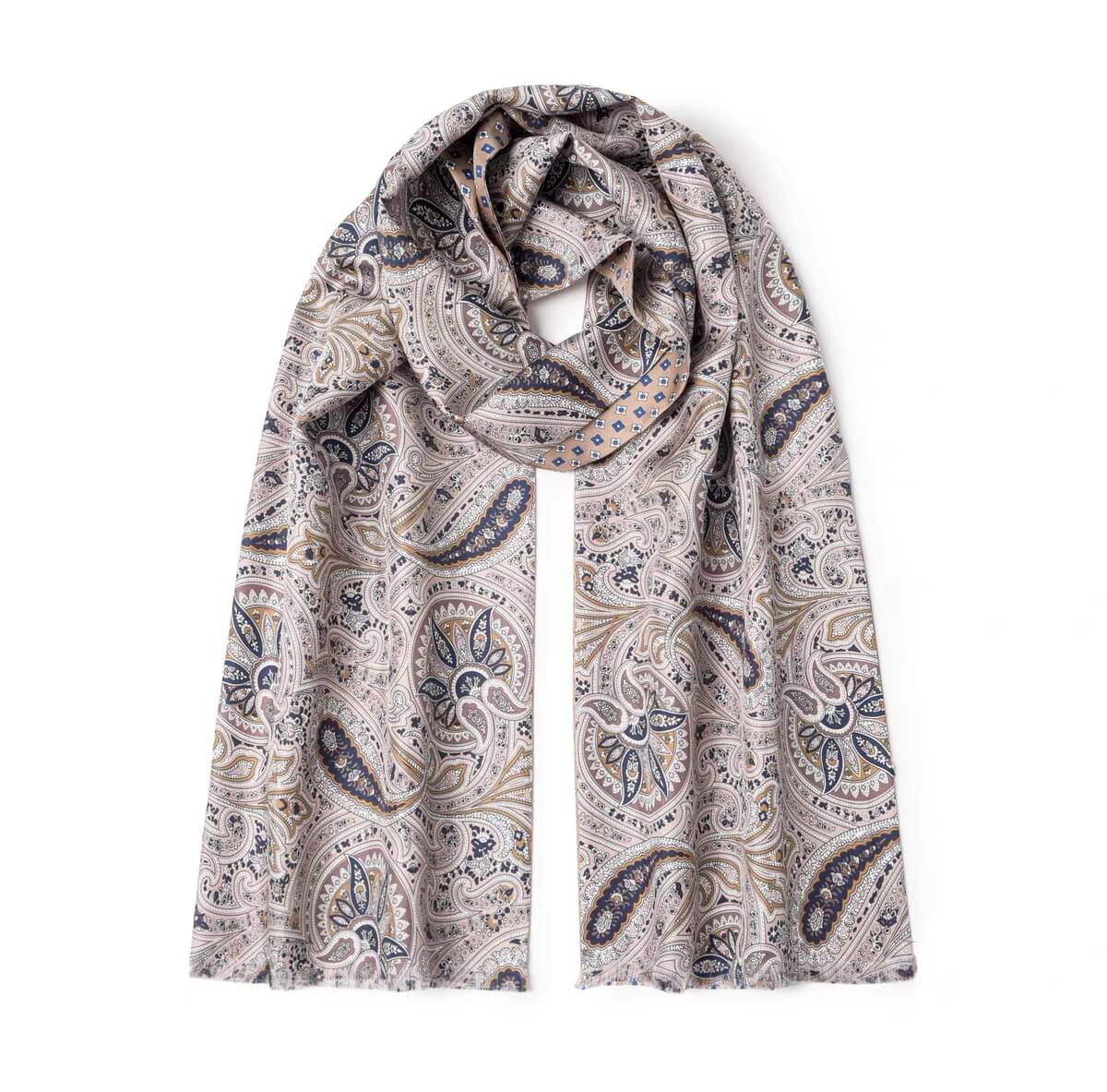Men's 100% Pure Mulberry Silk Scarf