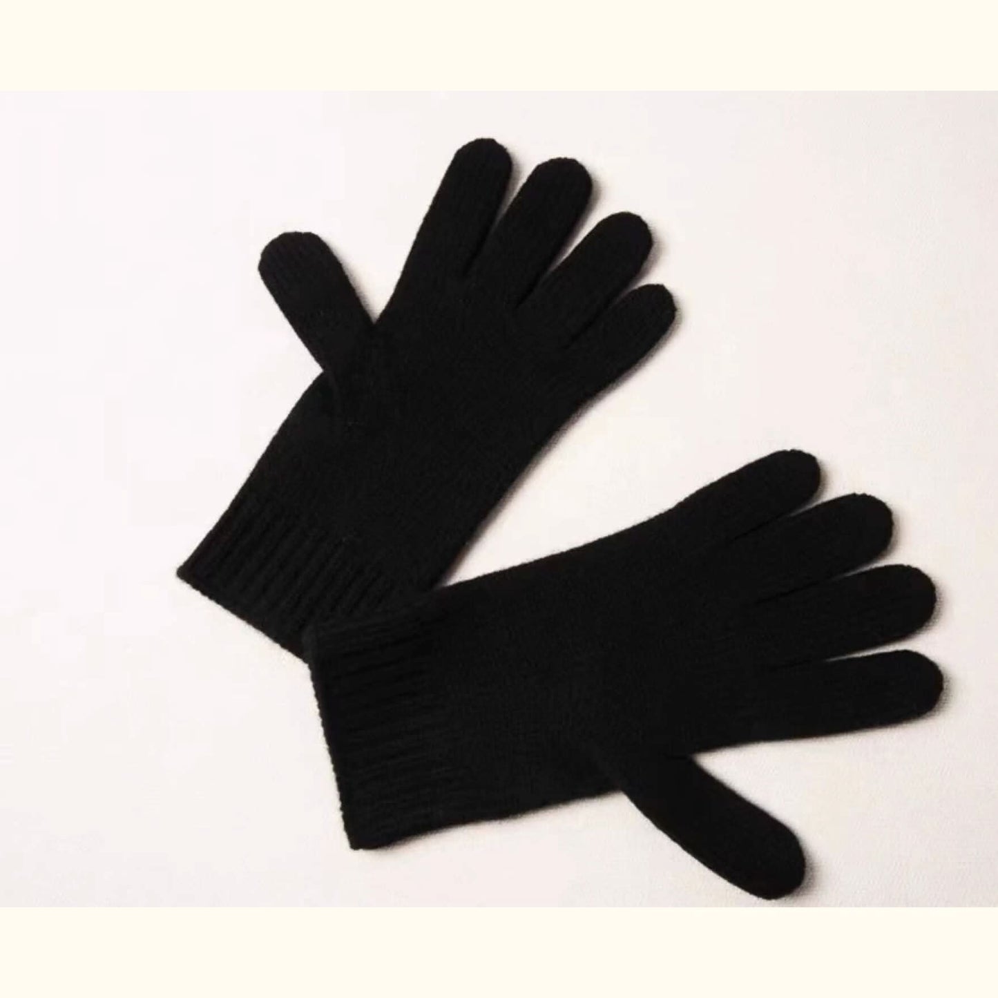 women pure cashmere chunky gloves