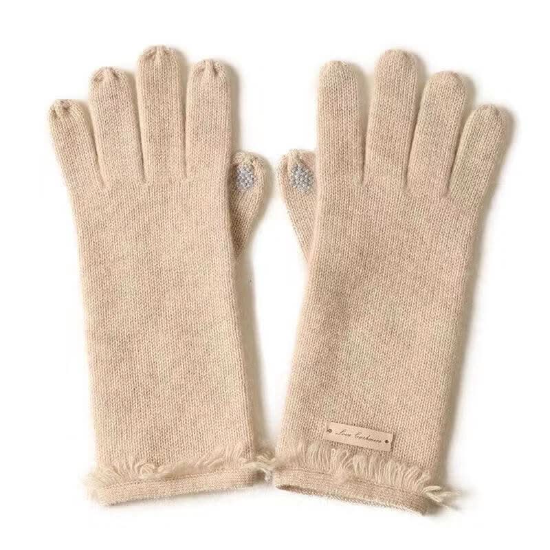 women pure cashmere gloves