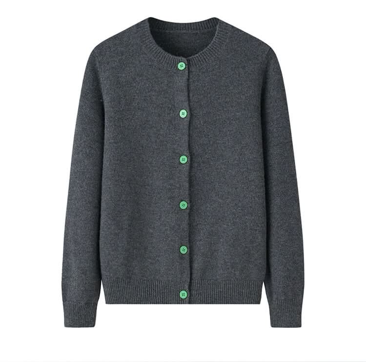 women's cashmere crew neck cardigan sweater. It is so soft, warm yet light and comfortable