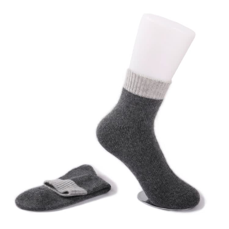 Luxurious 100% Cashmere Socks for Women in grey