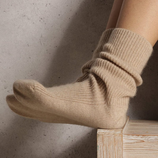 100% cashmere socks from Vinci cashmere 