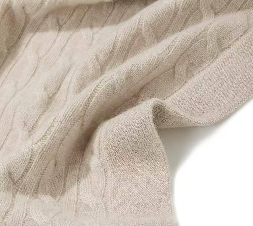 100% cashmere baby blanket wrapped as gift box — ideal baby shower present