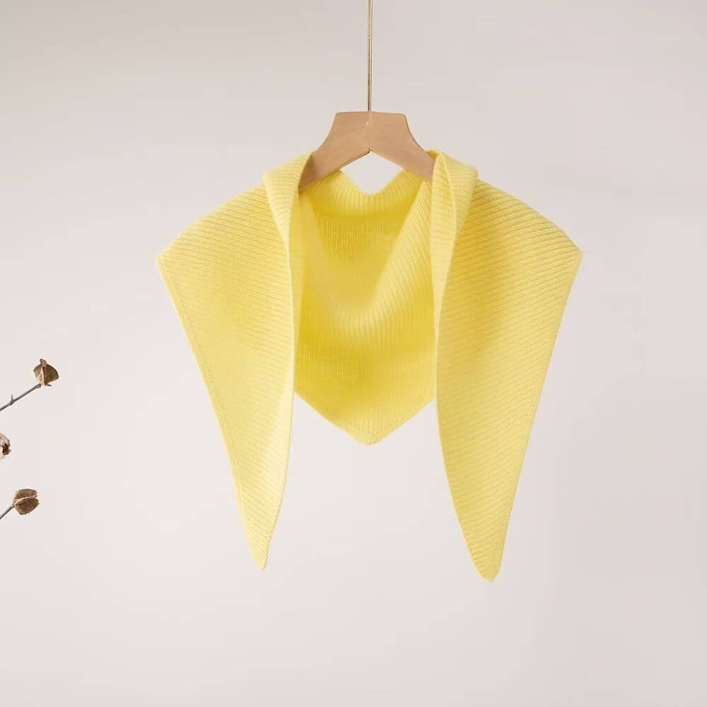100% cashmere bandana scarf in rich colorful shades