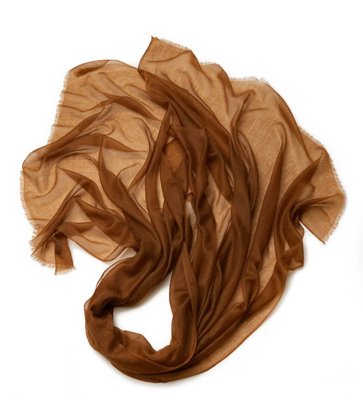 100% cashmere shawl showing vibrant color and lightweight draping 