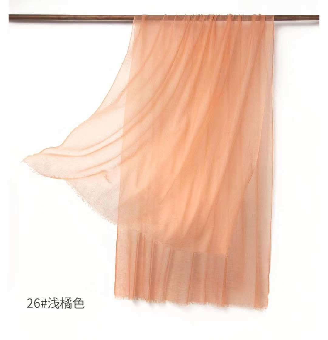 Featherlight cashmere scarf