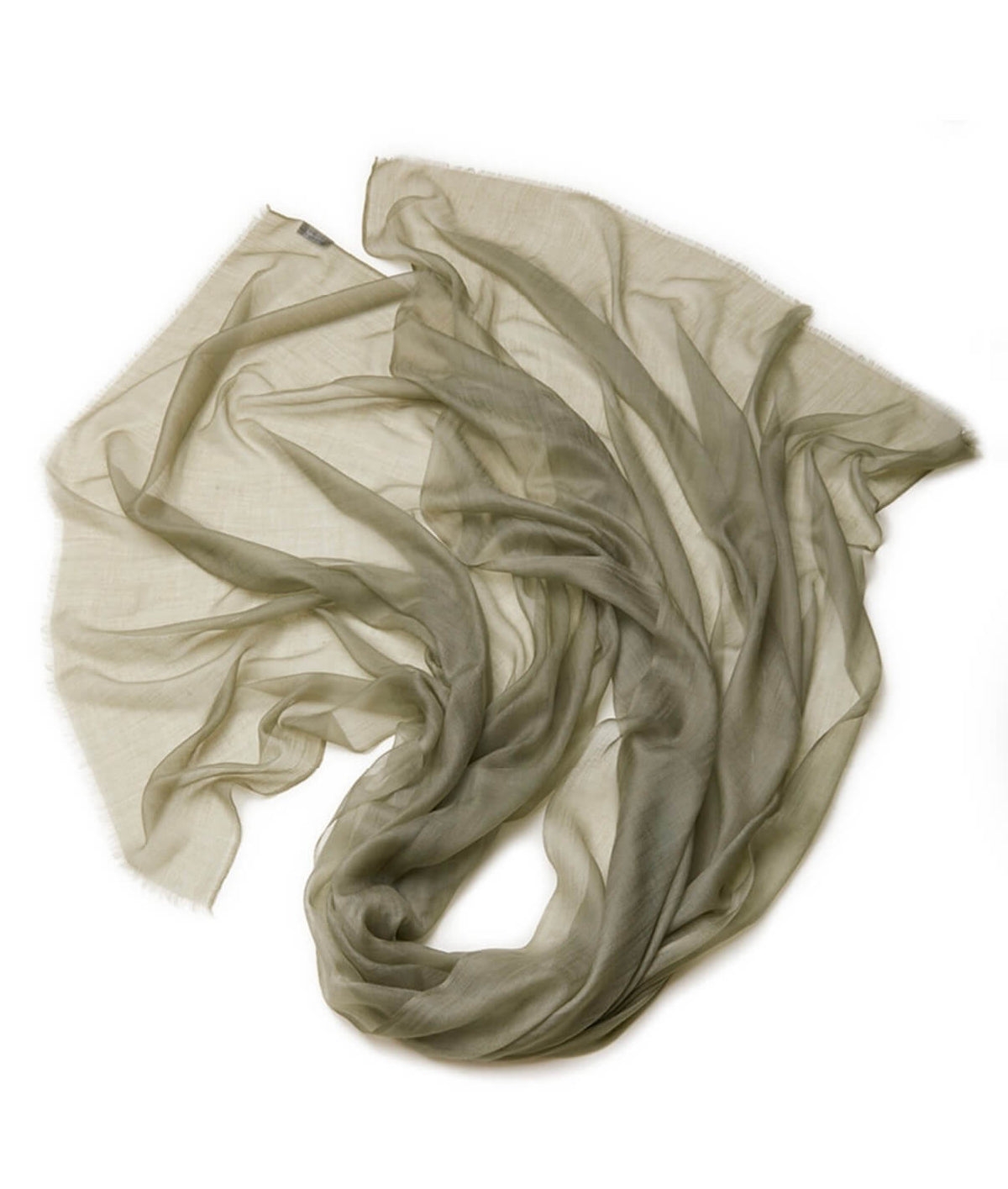 summer cashmere shawl, lightweight travel wrap in sage green 