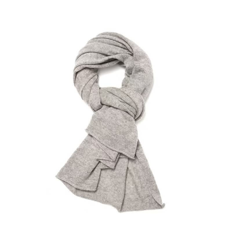 women's cashmere Travel Wrap scarf in grey color