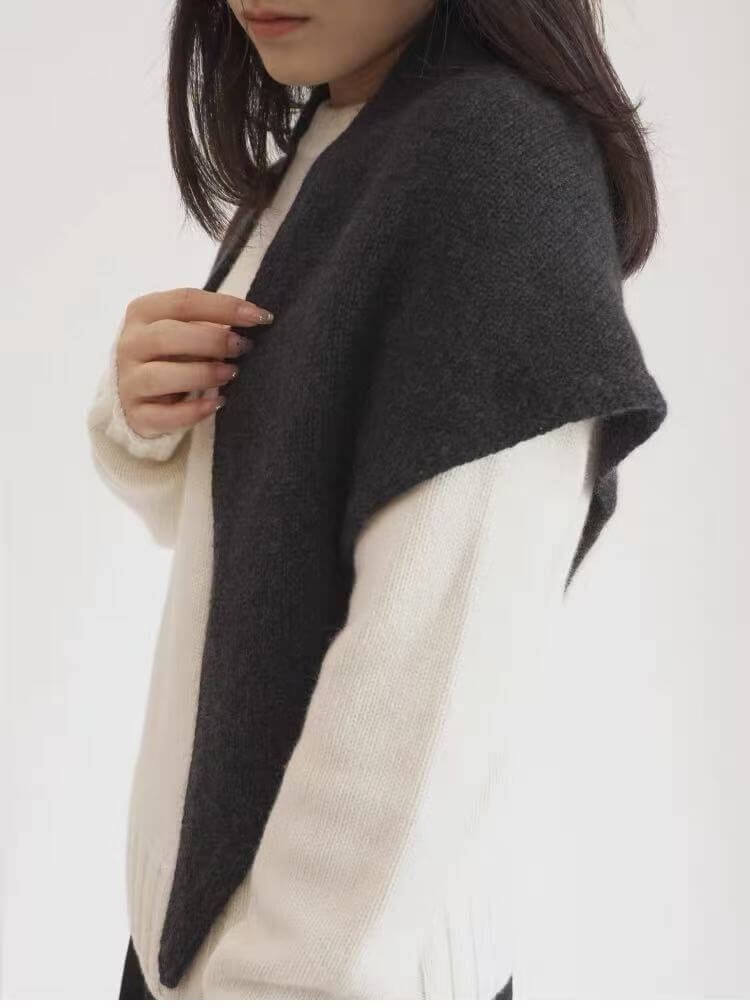 Premium cashmere kerchief scarf for winter