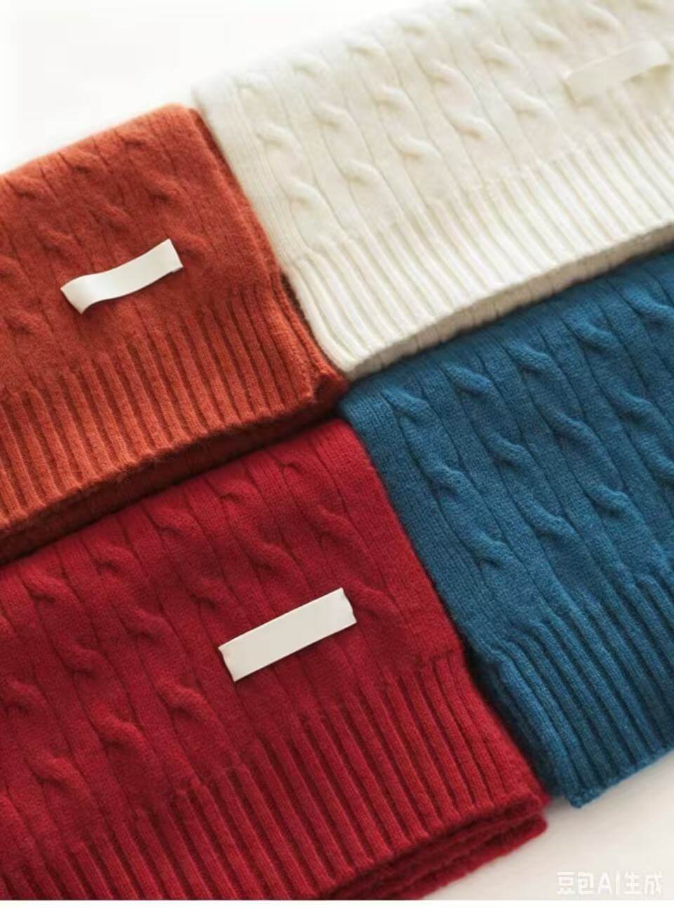 Soft winter cashmere scarf suitable for students