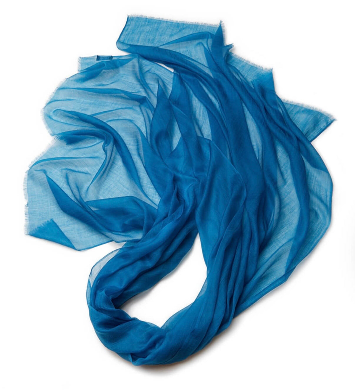 Delicate lightweight cashmere evening shawl with a soft, flowing silhouette