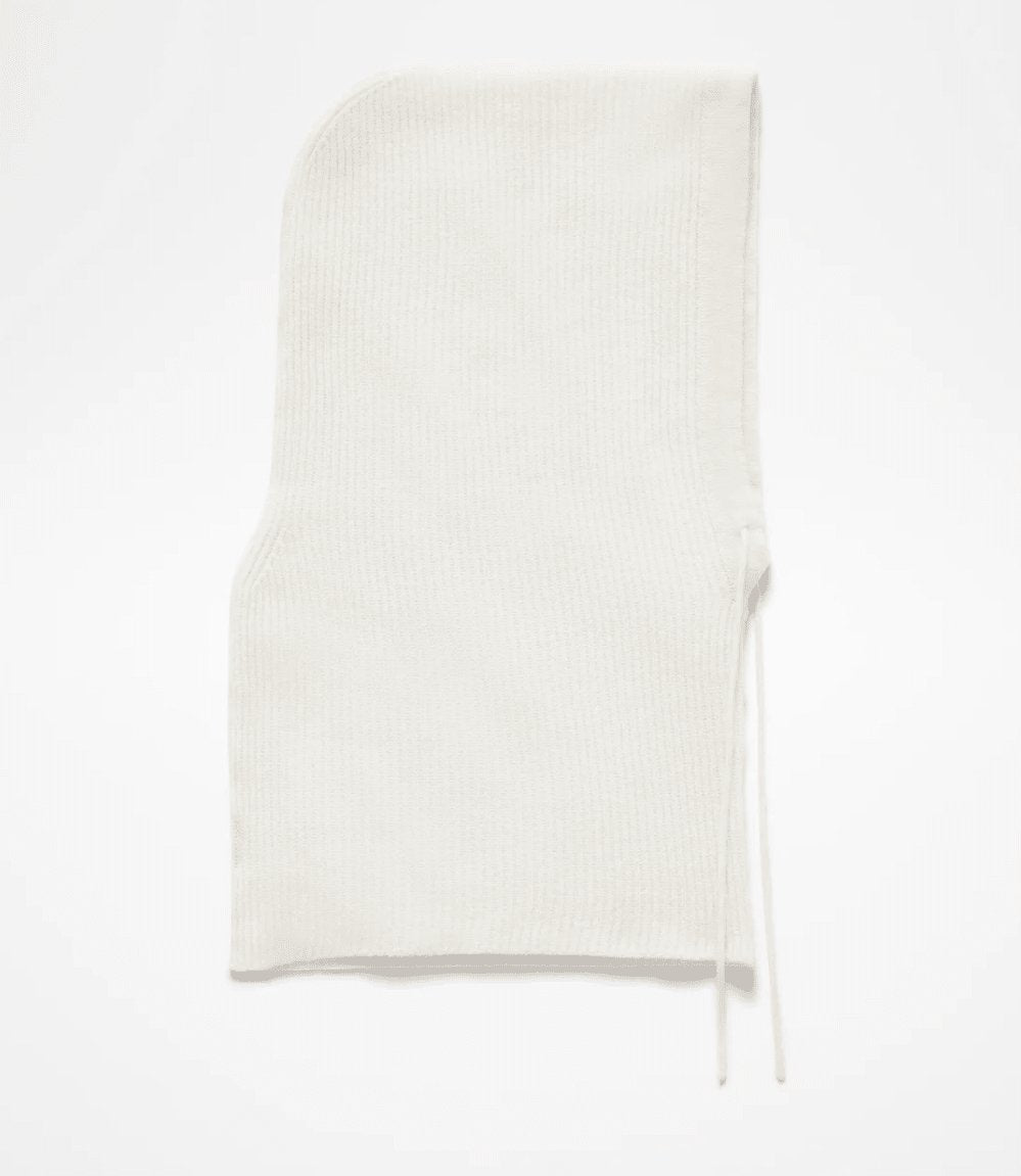 Elegant 100% Cashmere Balaclava Hood with Full Neck Coverage