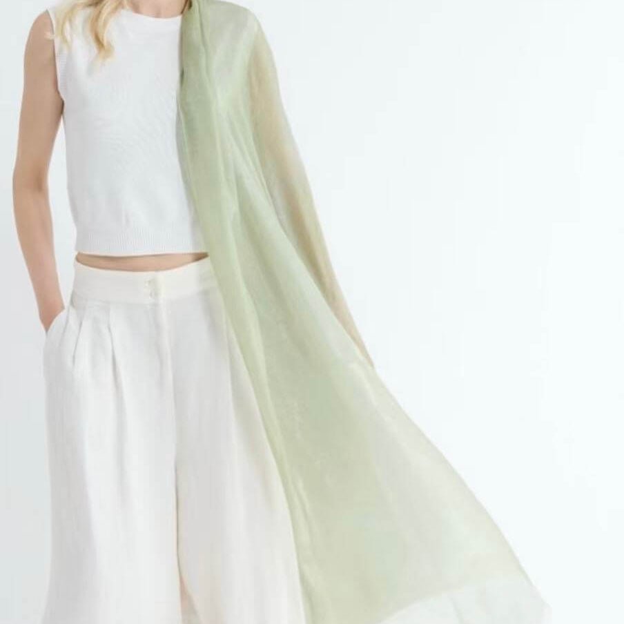 Lightweight luxury cashmere scarf for women, breathable featherweight wrap for year-round wear