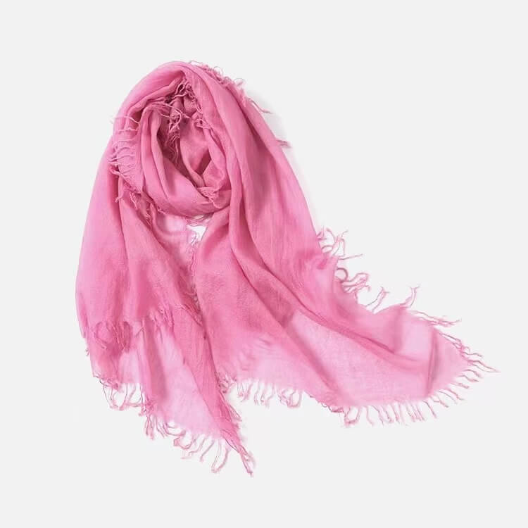 	Lightweight woven cashmere shawl 190x70 cm