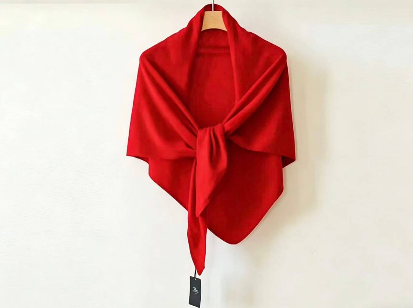 luxury 100% cashmere triangle scarf for women soft lightweight shawl spring fall layering