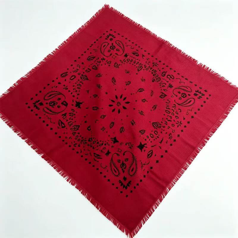 Luxury 100% cashmere paisley neck scarf for women