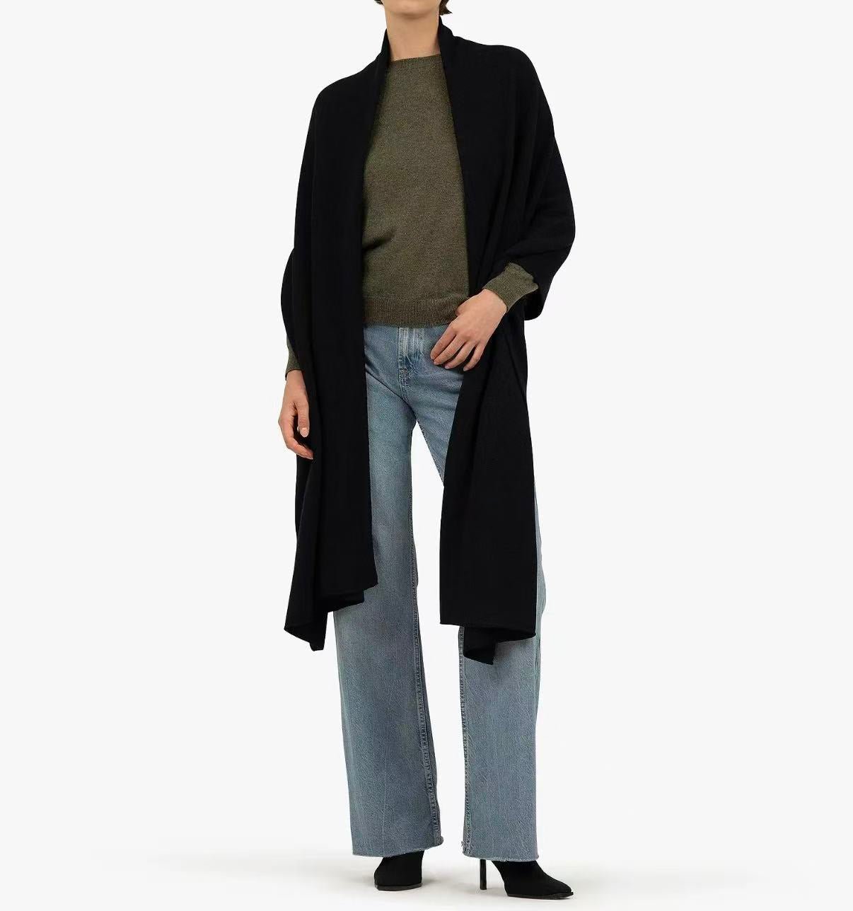 Luxury Extra Large Cashmere Wrap Scarf for Women – Lightweight 100% Pure Cashmere