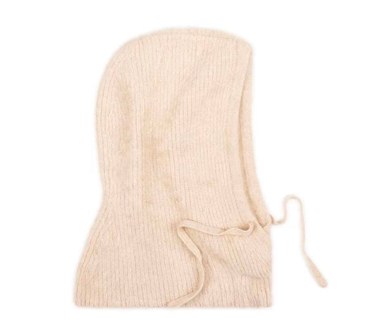 Luxury brushed cashmere balaclava by VINCI Cashmere