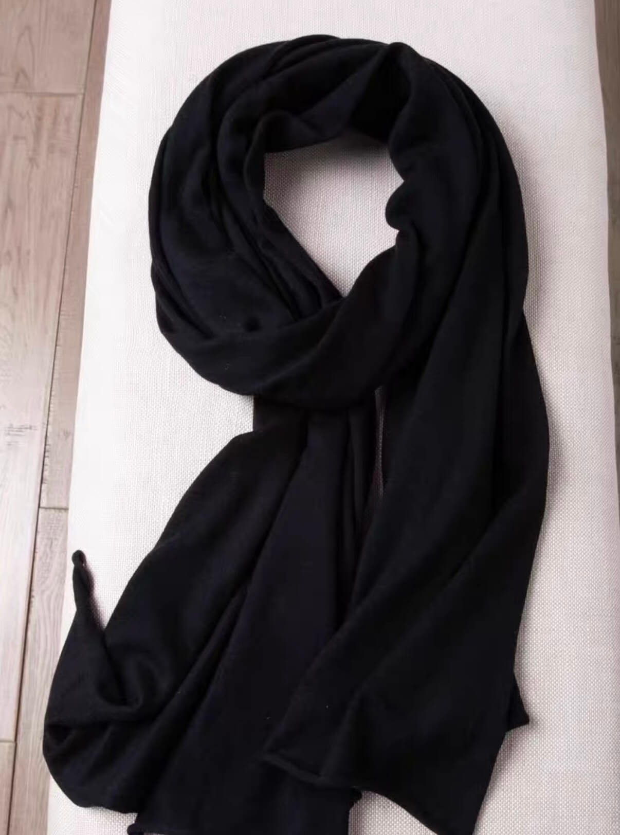 Oversized cashmere wrap scarf for women and men 205x70cm