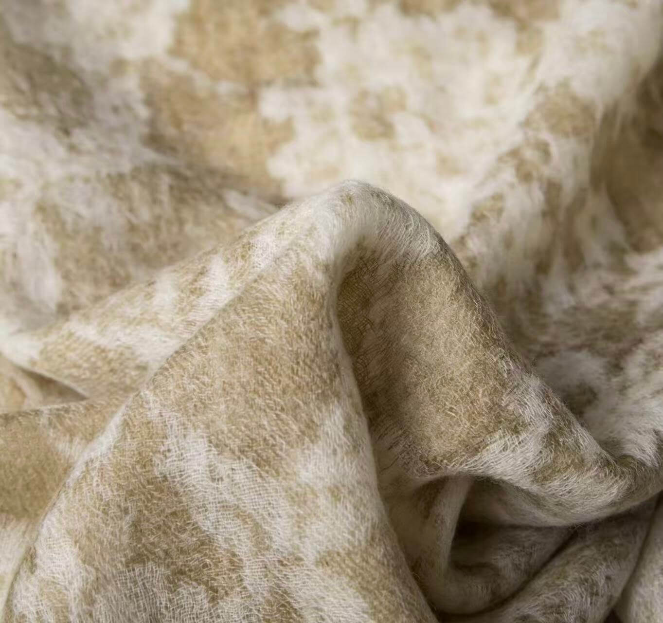 Oversized lightweight cashmere travel wrap for airplane and office air conditioning