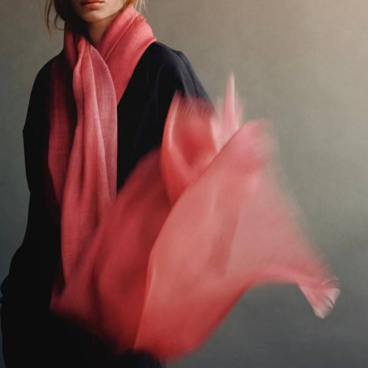 Premium 100% featherweight cashmere scarf for women, lightweight designer wrap for New York summer nights