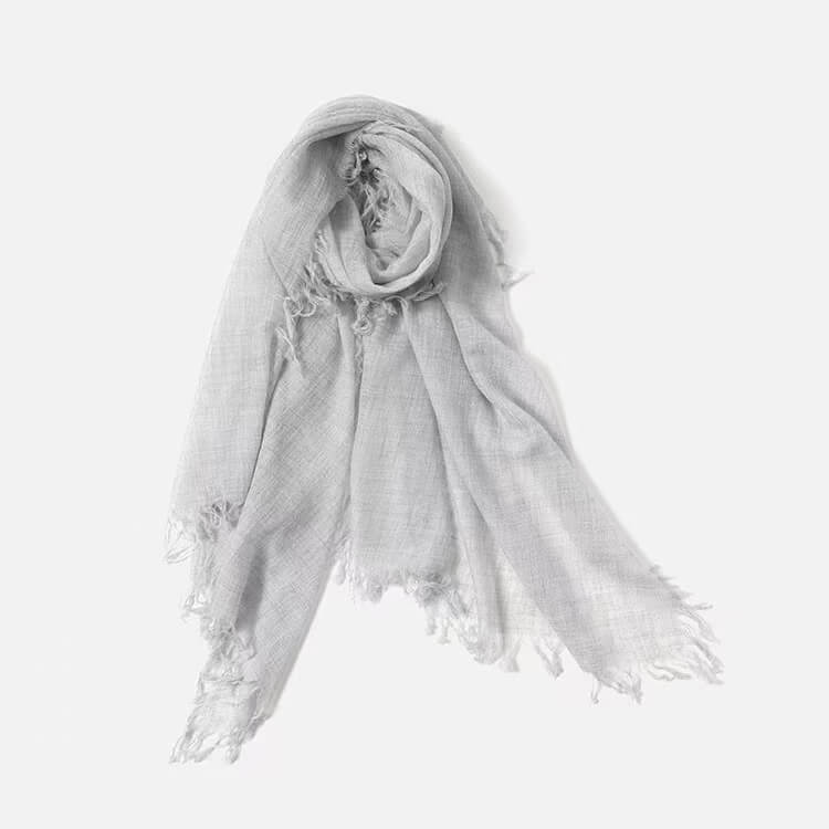 Premium lightweight cashmere scarf designed for spring summer outfits