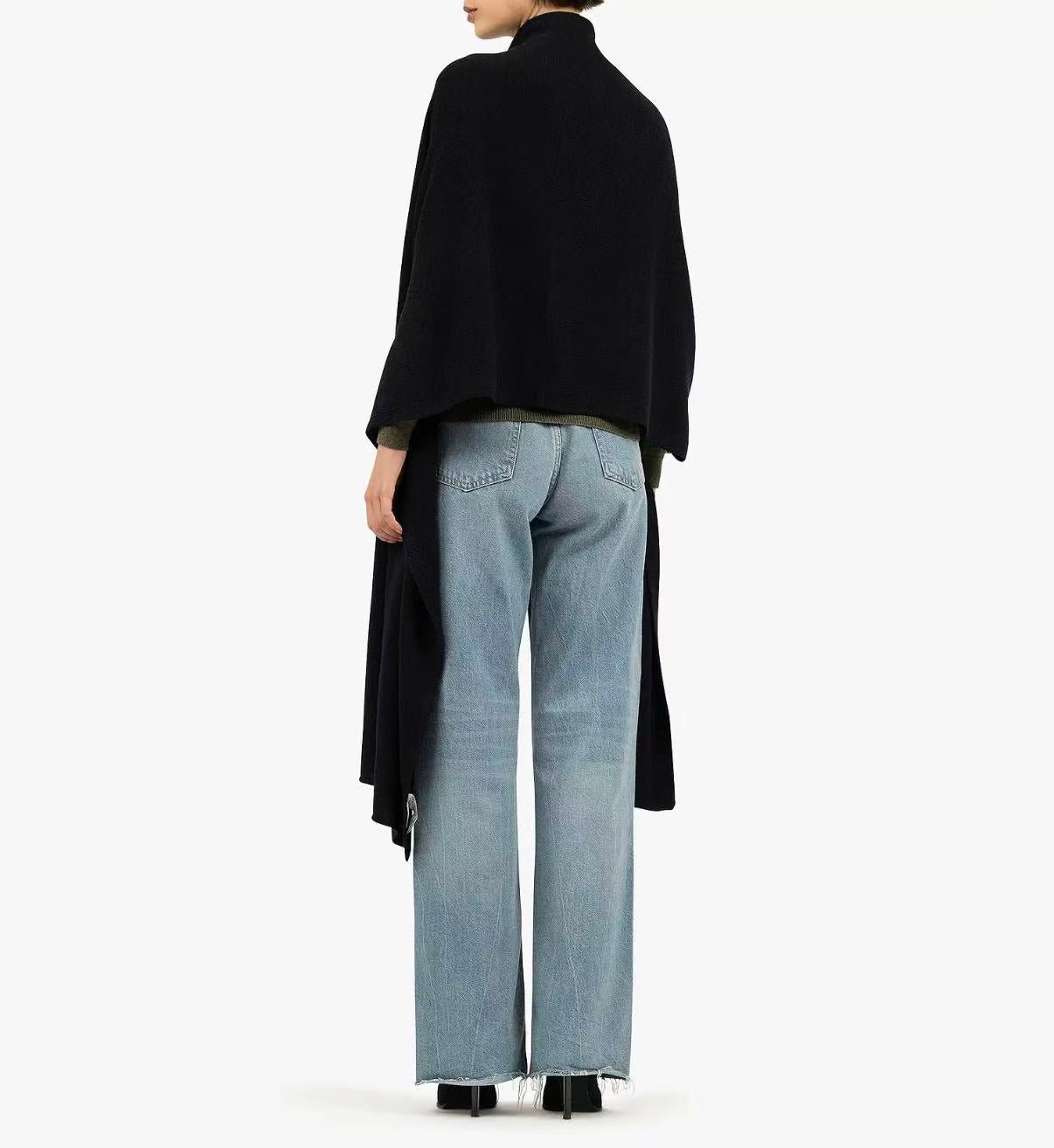 Soft Oversized Cashmere Shawl Wrap – Elegant Travel Scarf in 250×80 cm Size