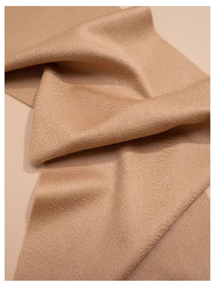 Unisex solid color cashmere finger scarf lightweight and soft