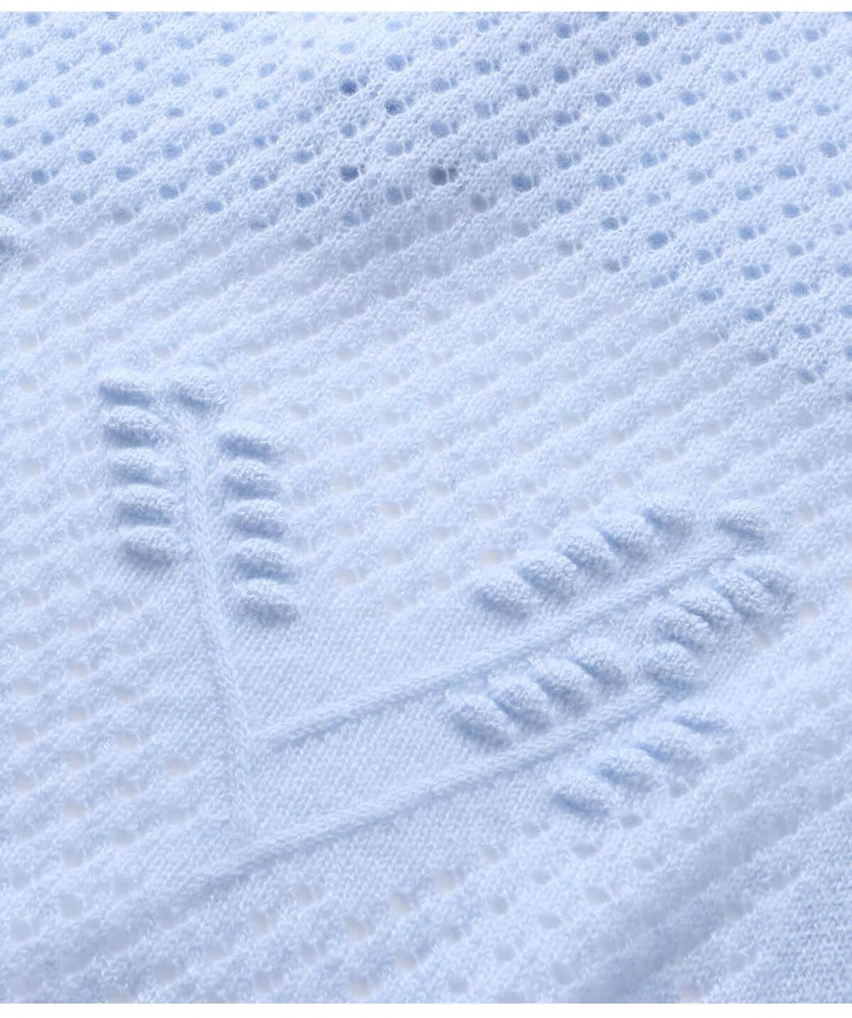 Women’s open knit cashmere scarf for elegant layering