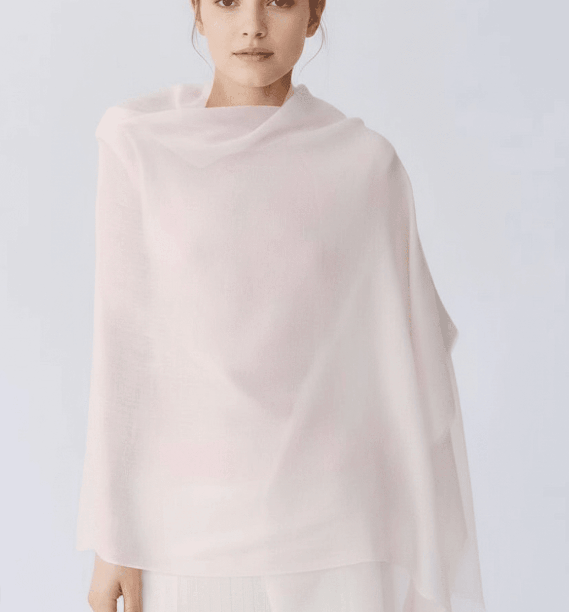 Women's luxury cashmere evening shawl with diamond weave pattern and subtle sparkle, oversized wrap for weddings, parties and formal events